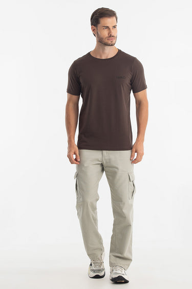 Camiseta Essence Pima Tabaco - Hoad