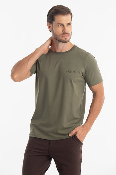 Camiseta Essence Pima Oliva - Hoad
