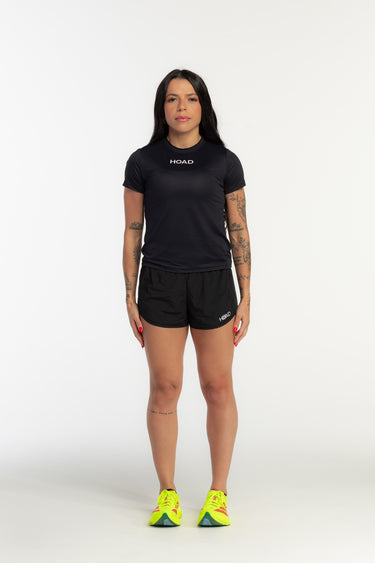 Camiseta TechSpeed Preto - Branco Unissex - Hoad