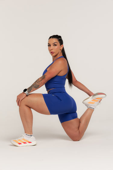 Shorts Rise 360 Perform - Azul Lumini