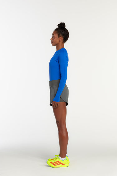 Blusa Manga Longa UV Perform Feminina - Azul - Hoad