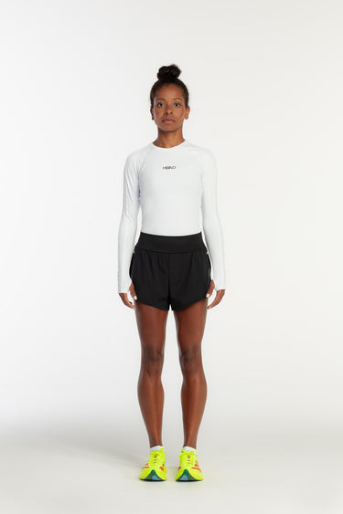Blusa Manga Longa UV Perform Feminina- Branco - Hoad