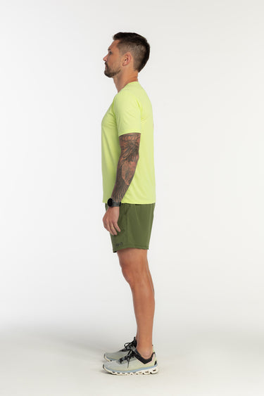 Camiseta TechSpeed Verde - Rosa Unissex - Hoad