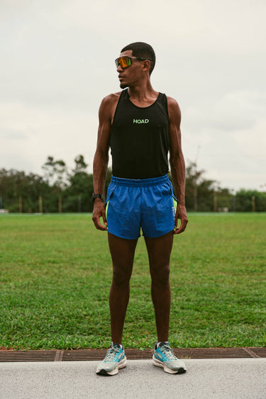 Shorts Maratonista Masculino Flow - Azul Bic - Hoad