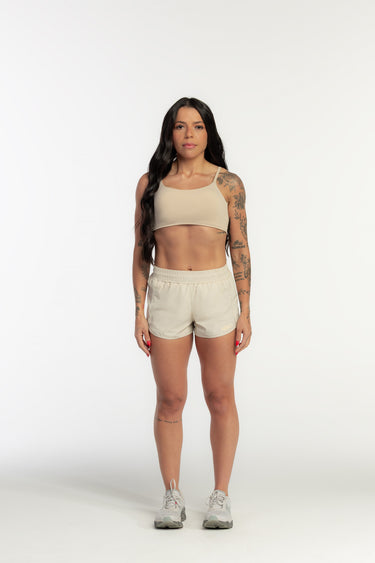 Shorts Pace Feminino - Areia - Hoad