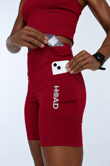 Shorts Rise 360 Perform Deep Red - Hoad