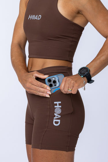 Shorts Rise 360 Perform Tabaco