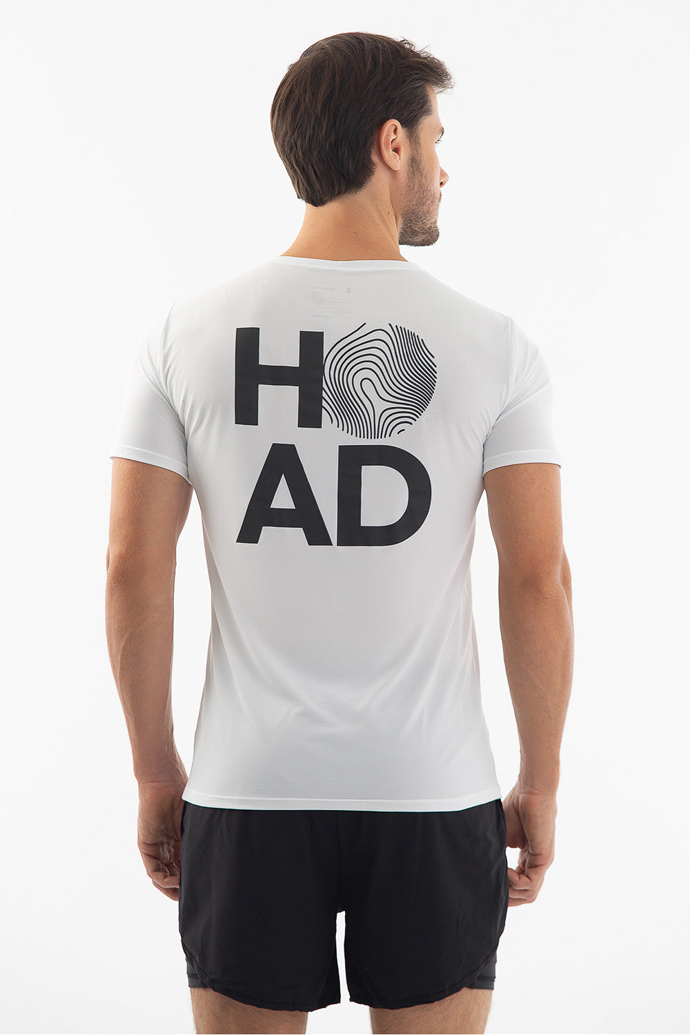 Camiseta RunFlow Dry Branca – Preta