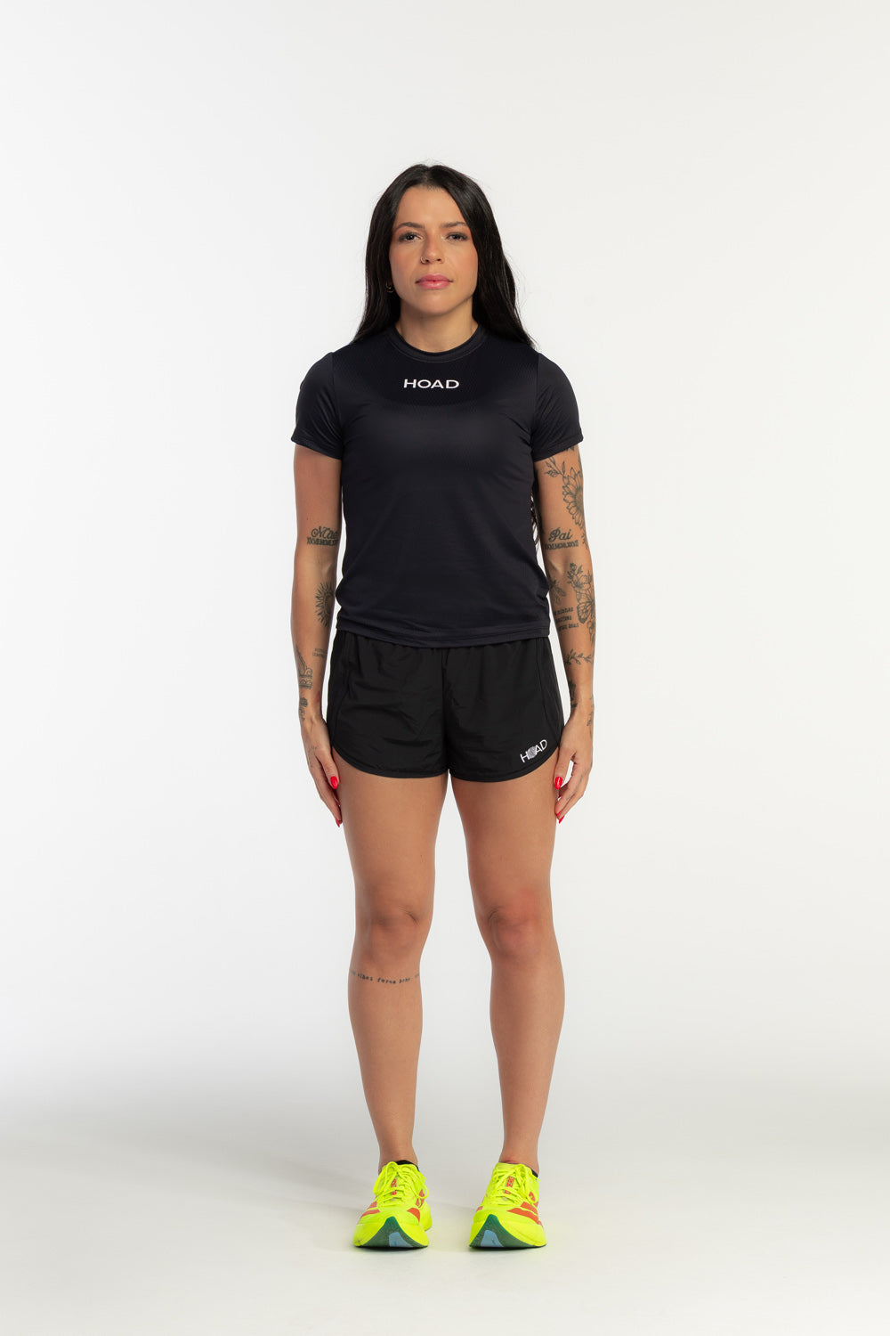 Camiseta TechSpeed Preto - Branco Unissex