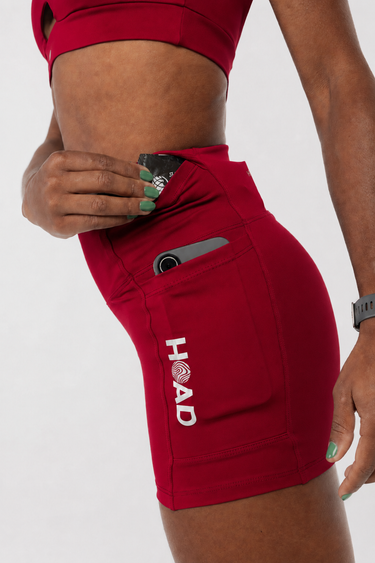 Shorts Rise 360 Perform Deep Red - Hoad
