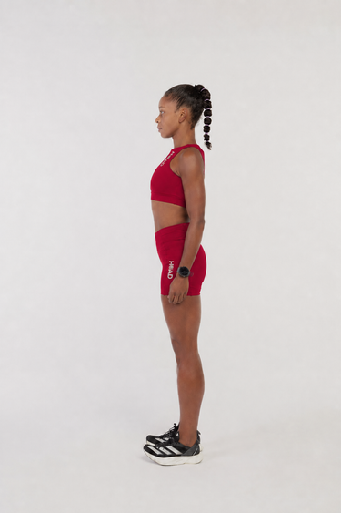 Shorts Rise 360 Perform Deep Red - Hoad