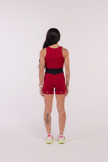 Macaquinho Endurance - Deep Red
