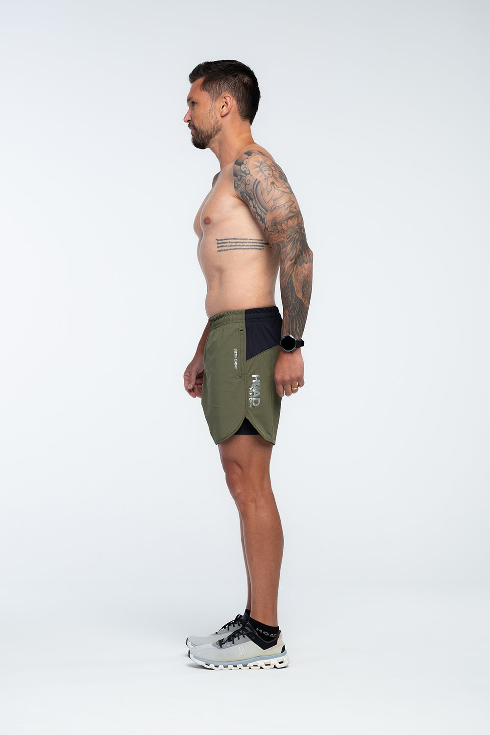 Shorts Flow 2 em 1 Perform - Verde