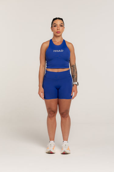 Shorts Rise 360 Perform - Azul Lumini