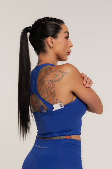 Regata Cropped Perform - Azul Lumini