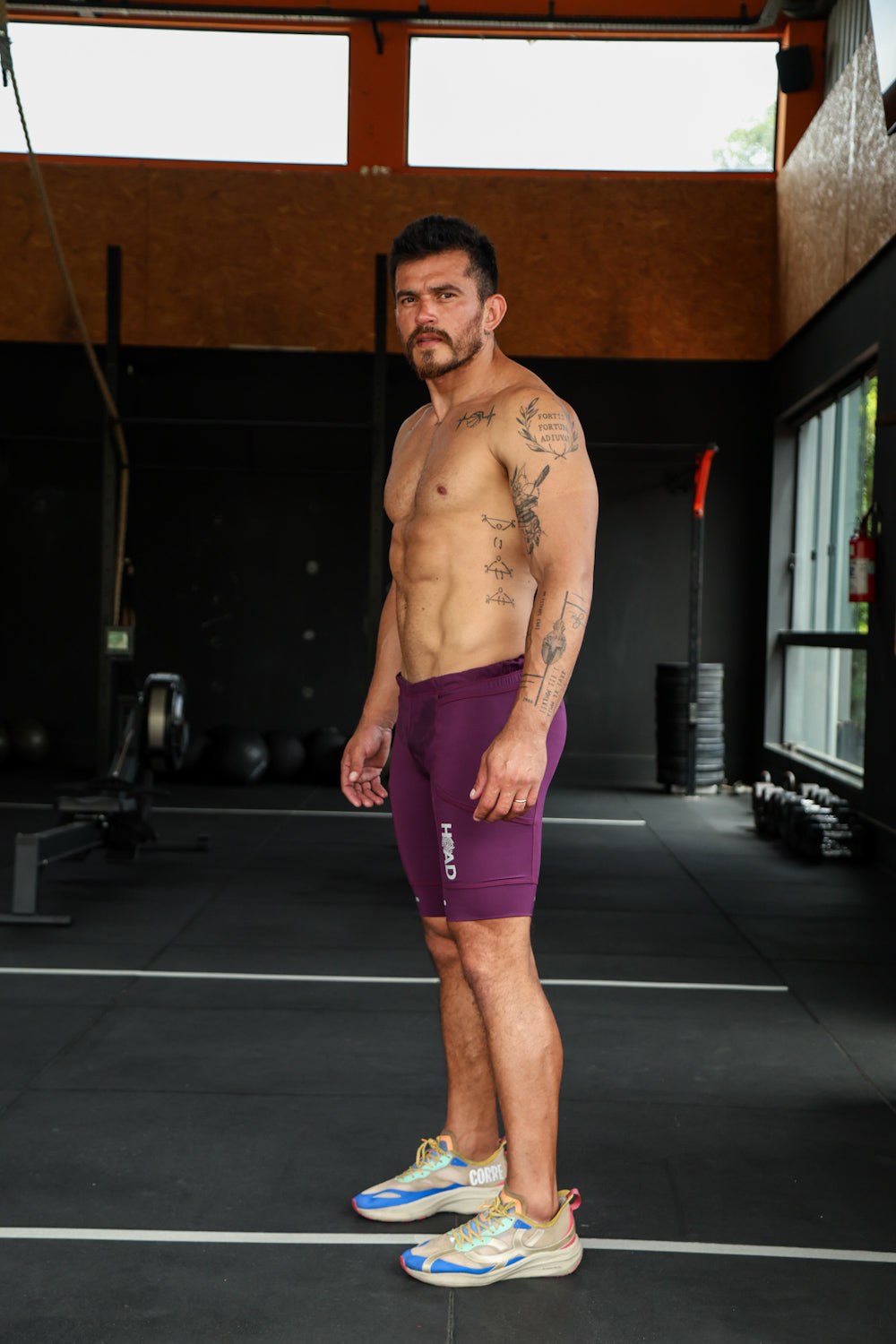 Bermuda Compressão Perform - Roxo