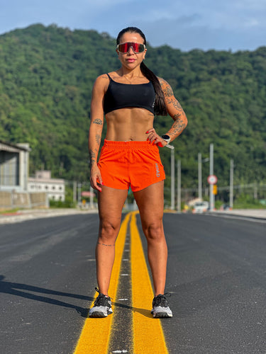 Shorts Feminino Flow Laranja