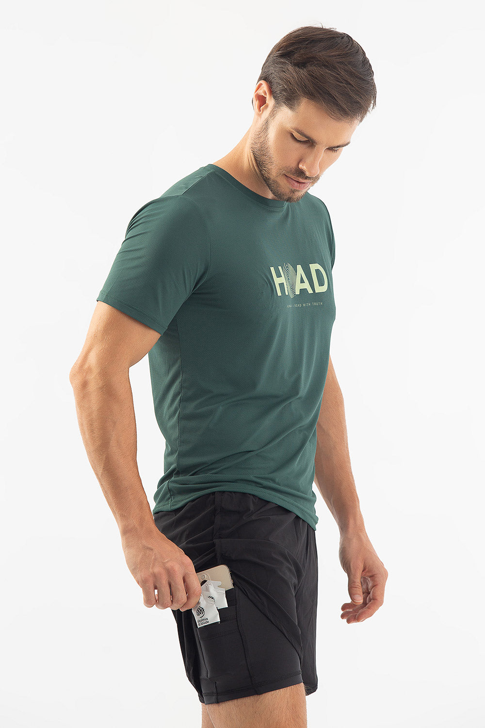 Shorts 2 em 1 PocketPace Masculino – Preta