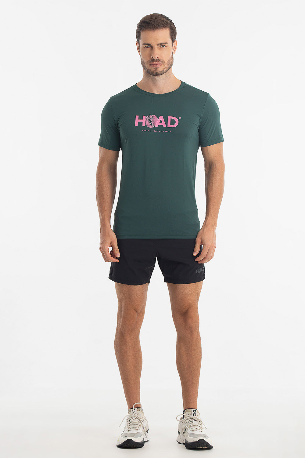 Camiseta RunFlow Dry Verde – Rose