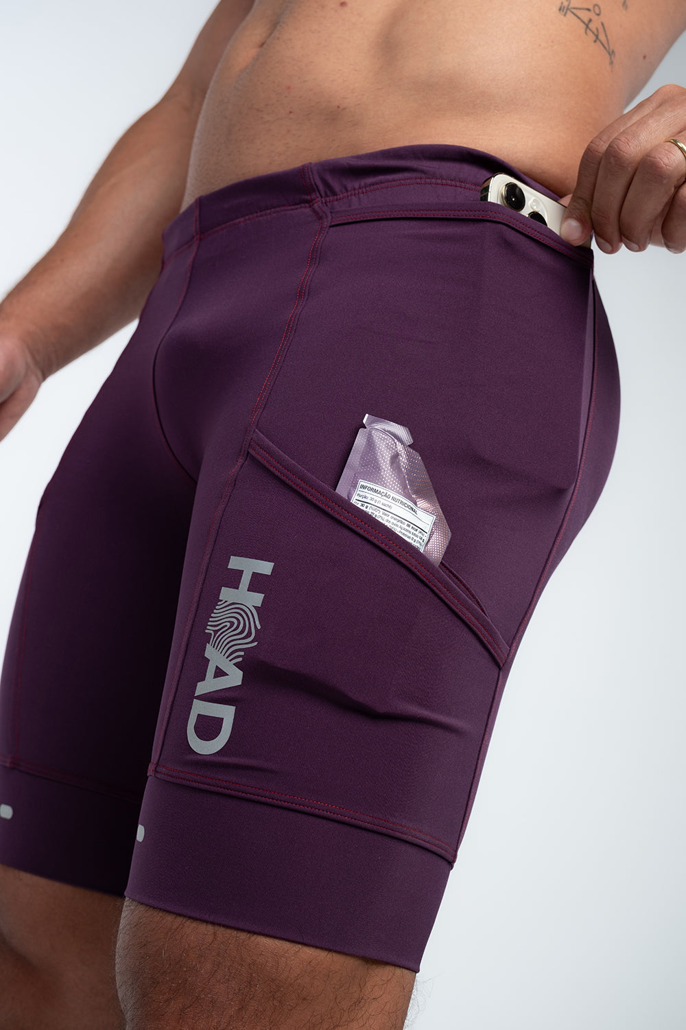 Bermuda Compressão Perform - Púrpura