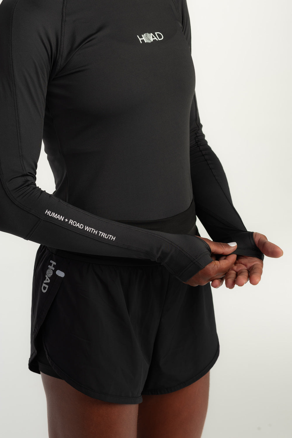 Blusa Manga Longa UV Perform Feminino - Preto