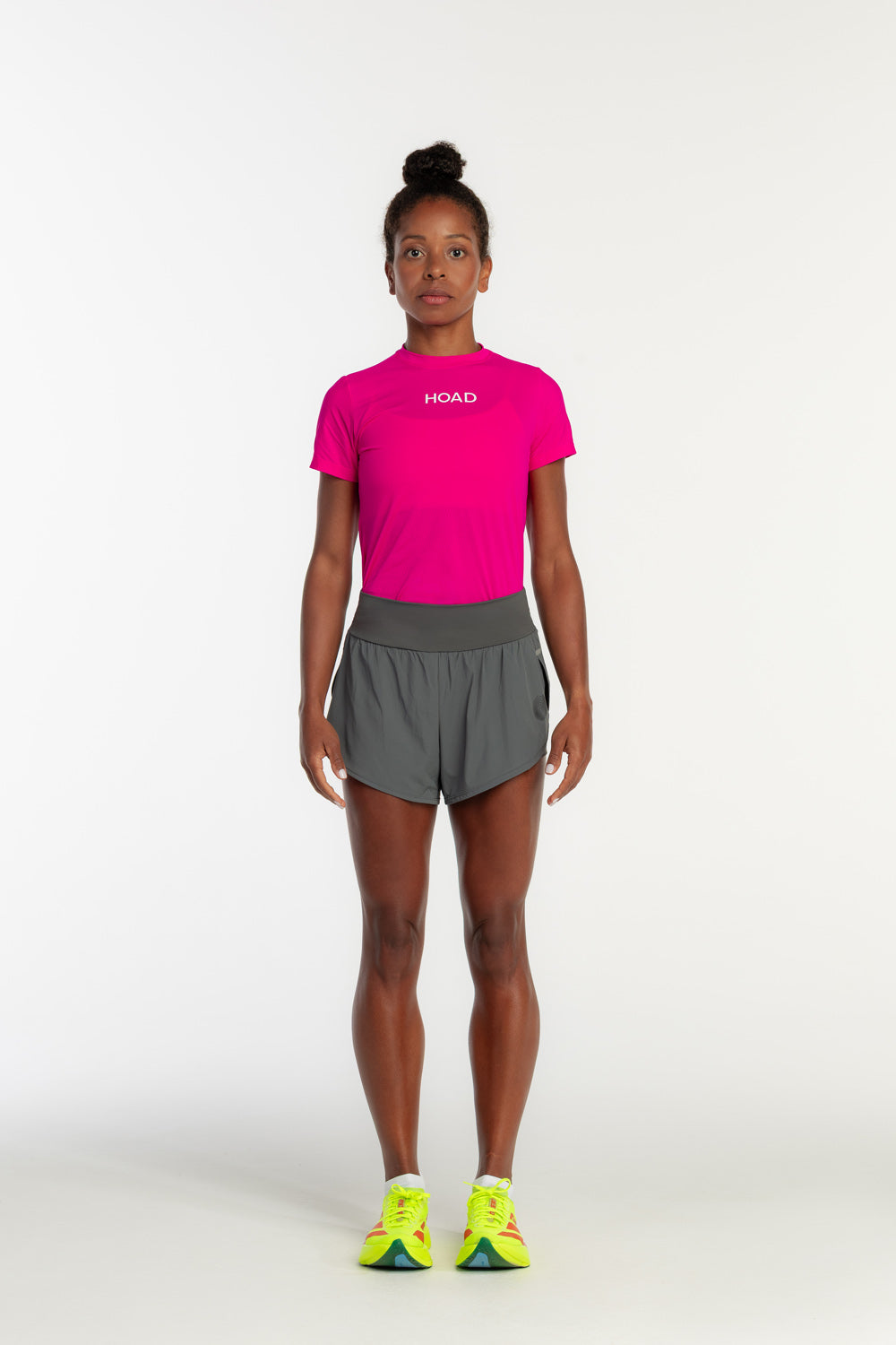 Camiseta TechSpeed Rosa - Branco Unissex