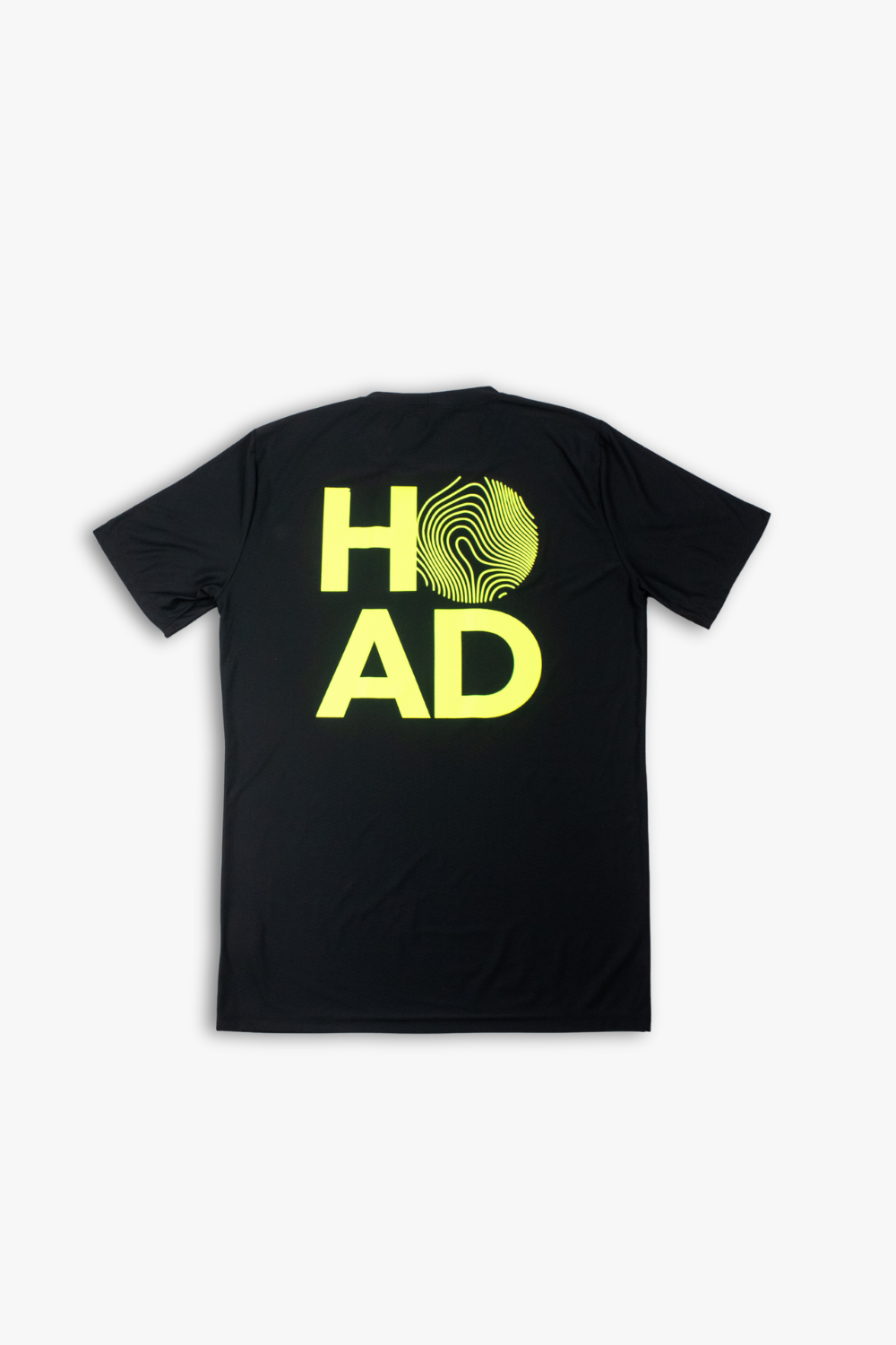 Camiseta TechSpeed Preto - Verde Flúor