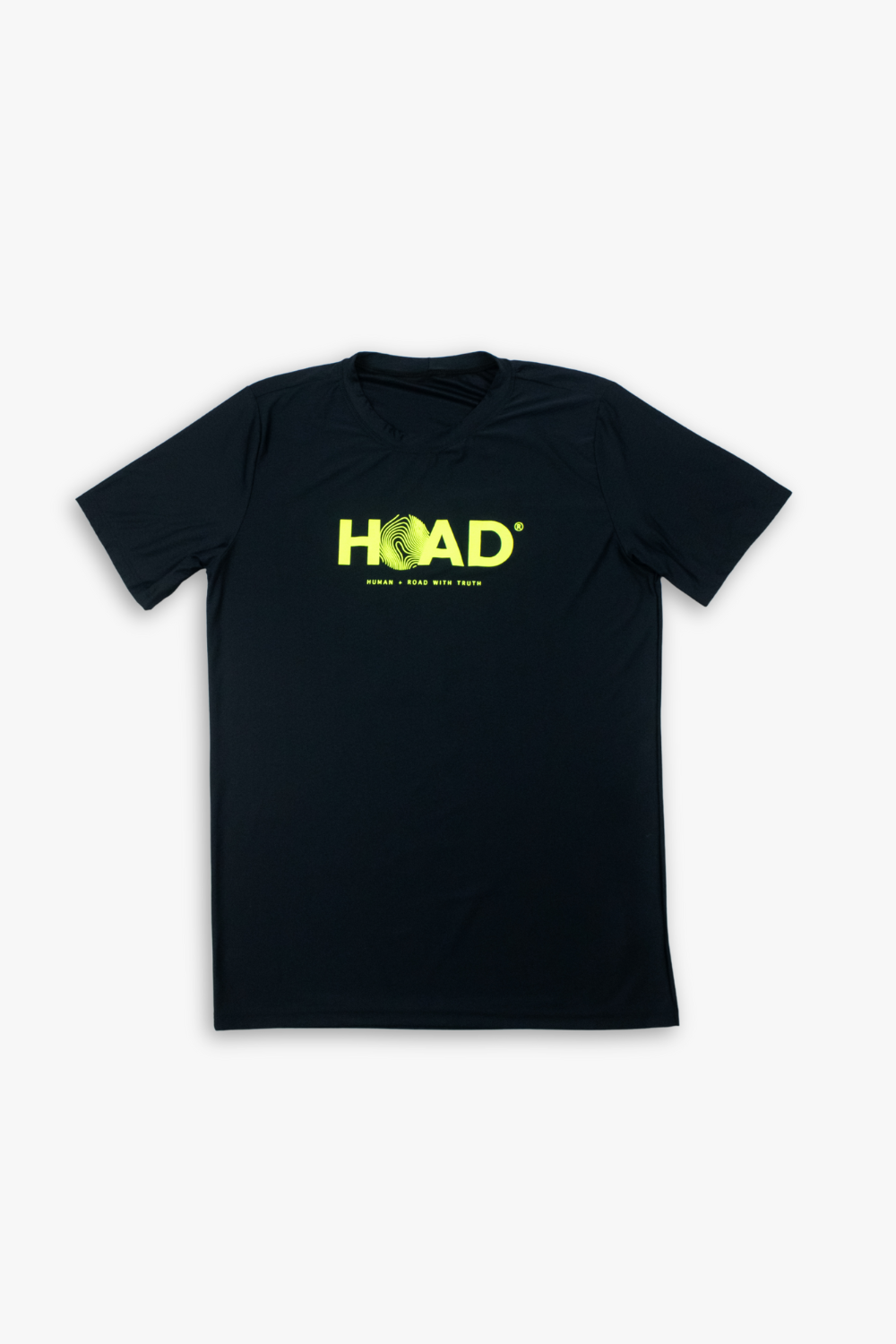 Camiseta TechSpeed Preto - Verde Flúor