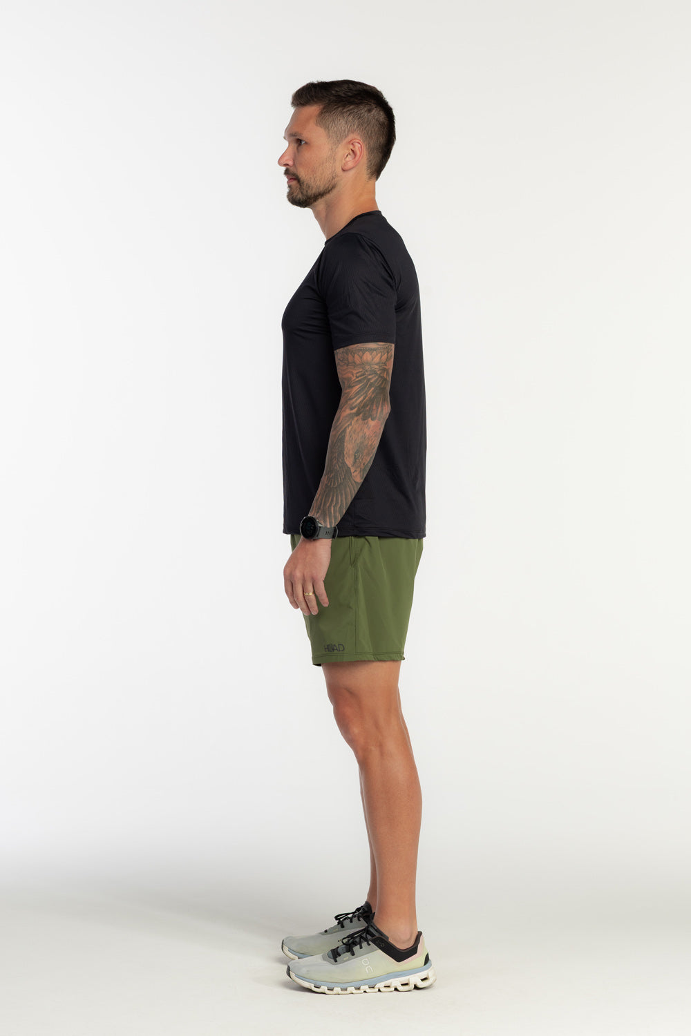 Camiseta TechSpeed Preto - Verde Flúor Unissex