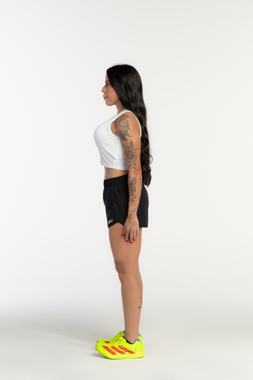 Cropped Regata Techspeed Branco - Preto - Hoad
