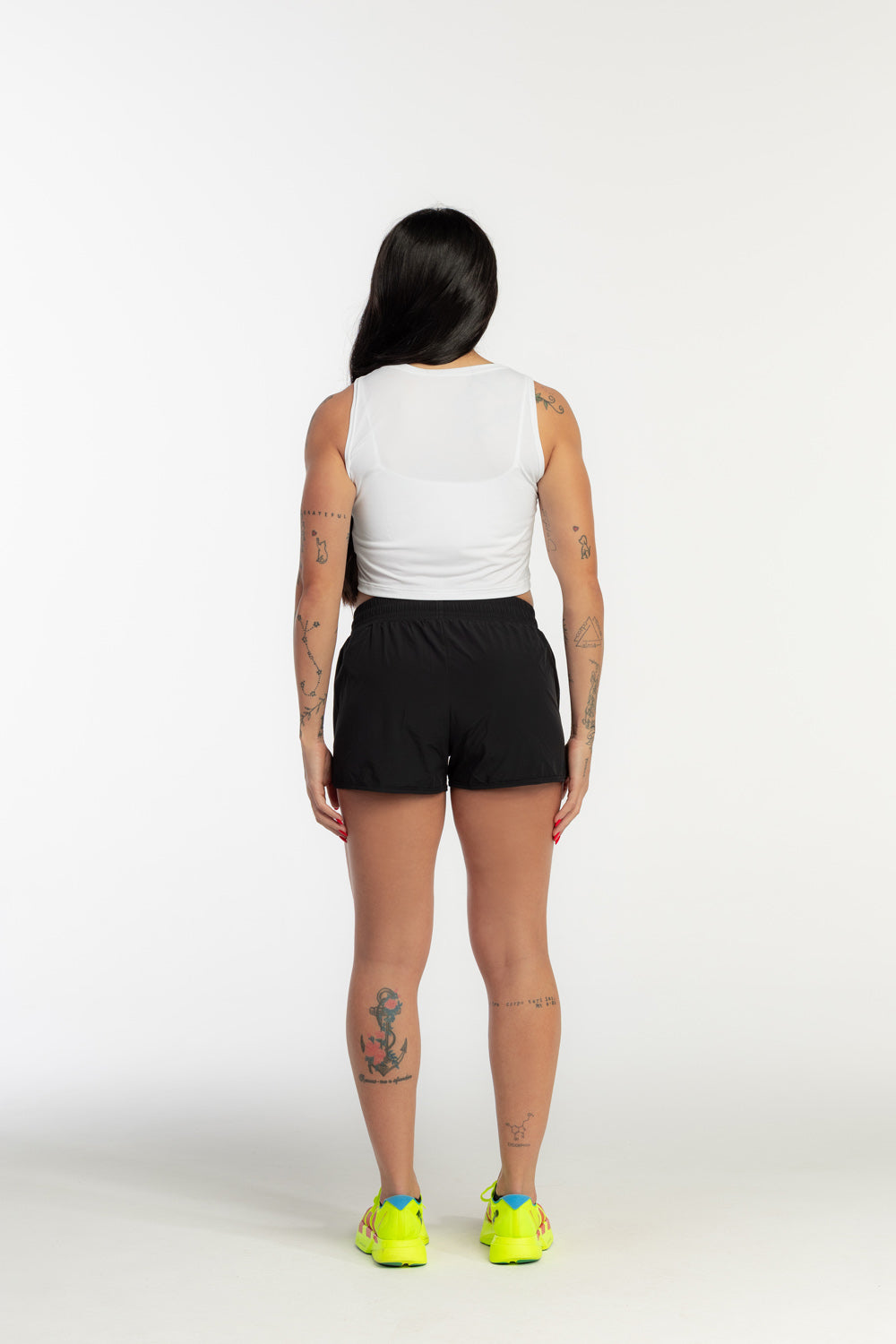 Cropped Regata Techspeed Branco - Preto - Hoad