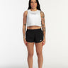 Cropped Regata Techspeed Branco - Preto - Hoad