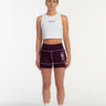 Cropped Regata Techspeed Branco - Roxo - Hoad