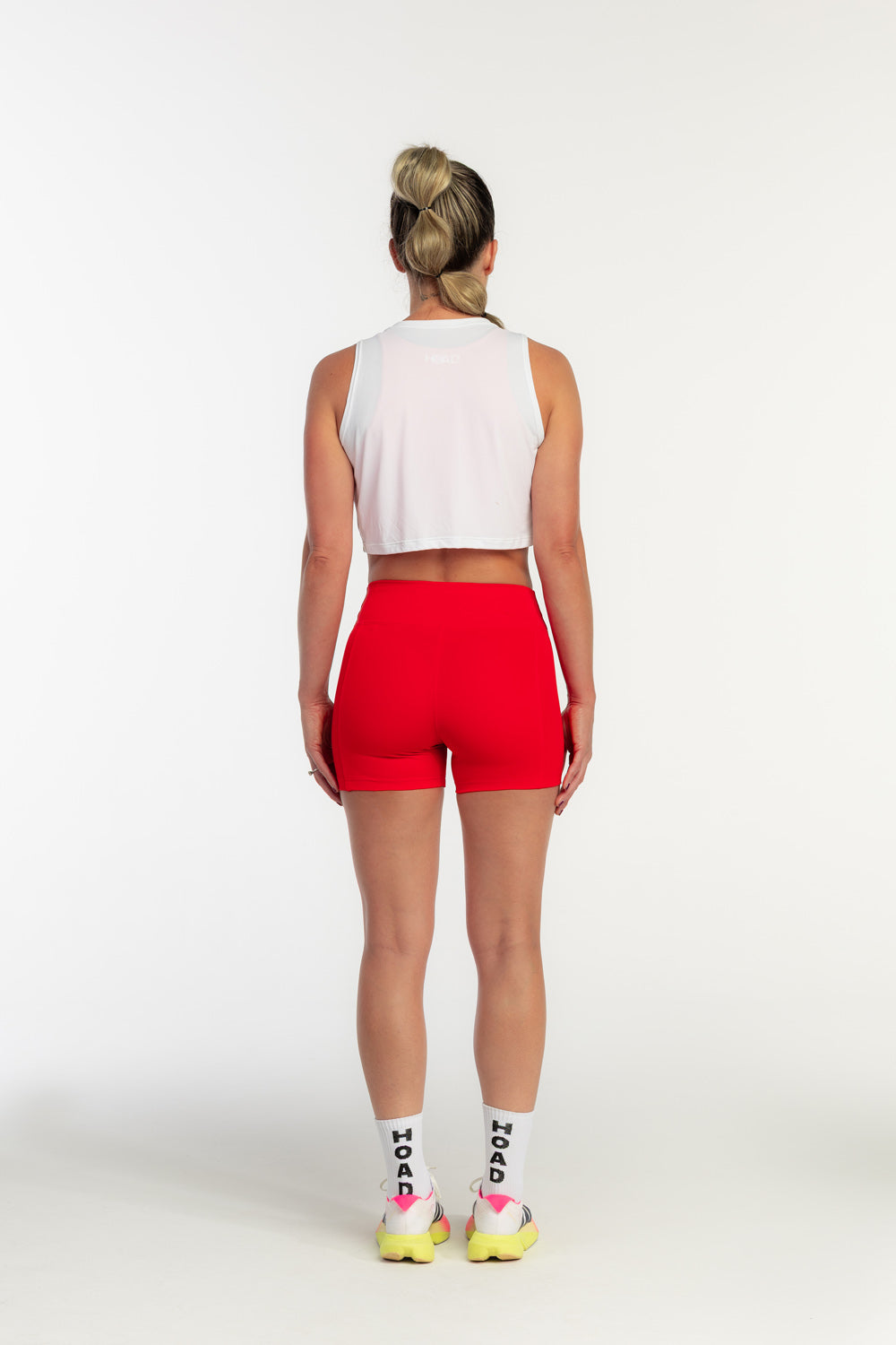 Cropped Regata TechSpeed Branco - Vermelho - Hoad