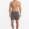 Shorts 2 em 1 PocketPace Masculino – Chumbo - Hoad