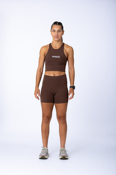 Regata Cropped Perform Tabaco