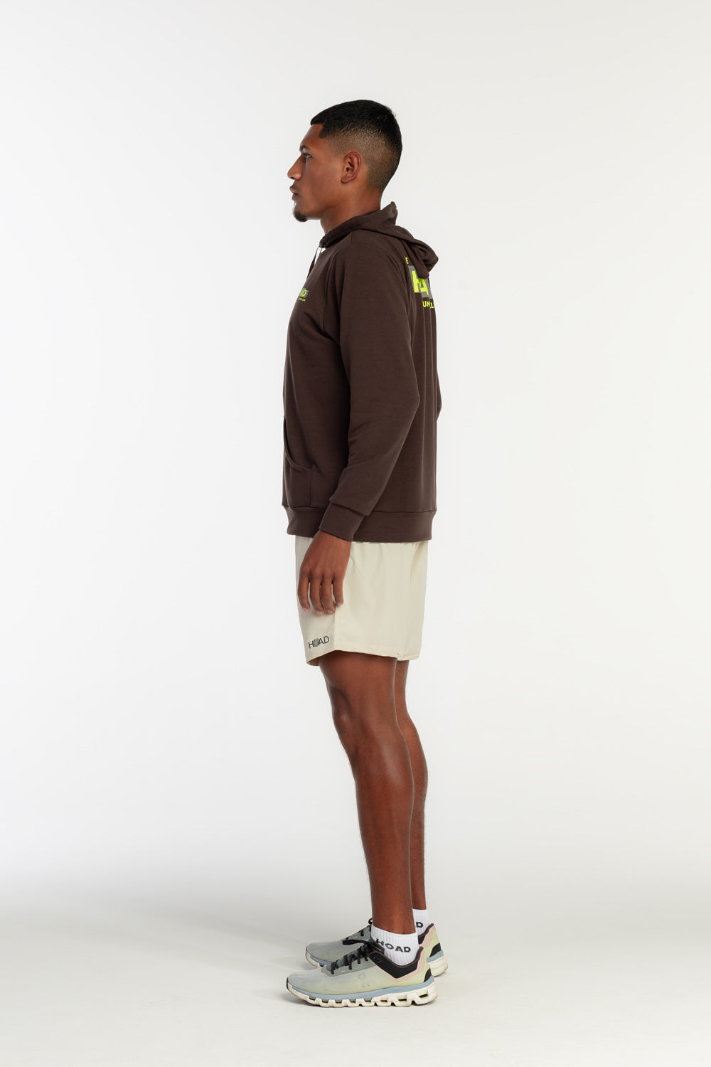 Moletom Canguru Cacau Unissex - Running Club