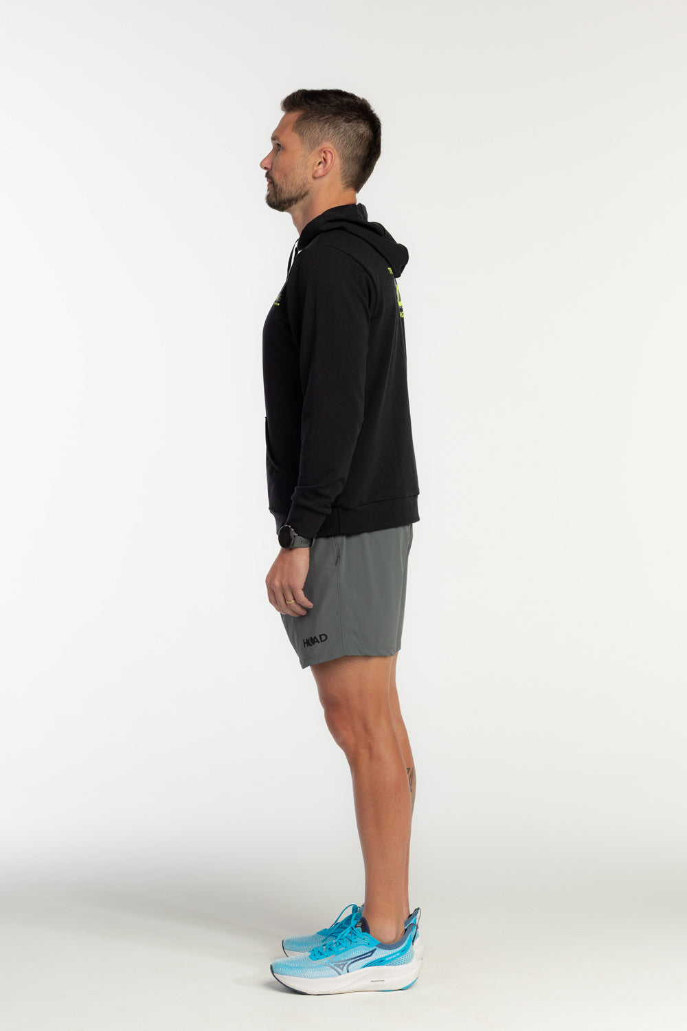 Moletom Canguru Preto Unissex - Running Club