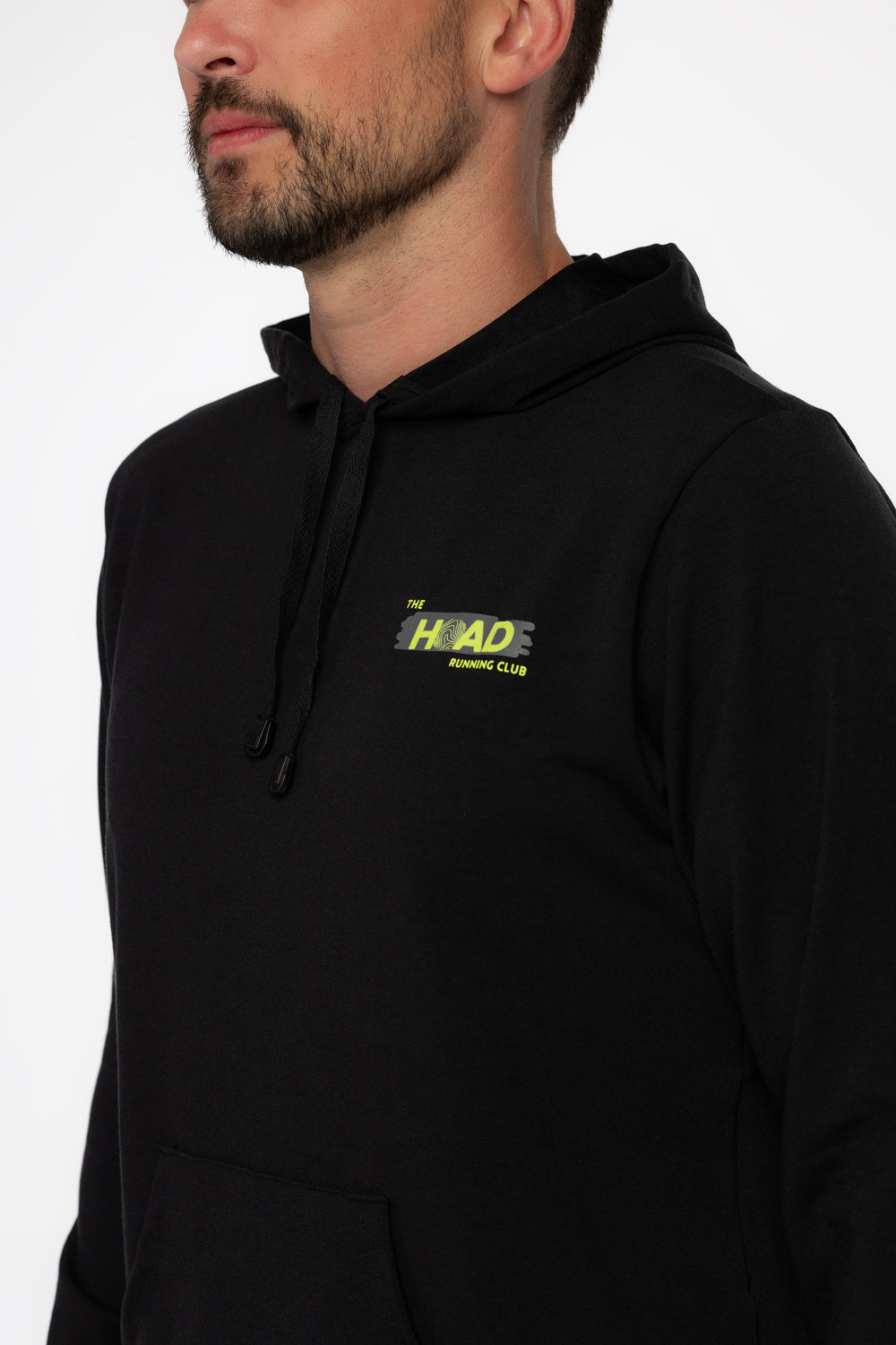 Moletom Canguru Preto Unissex - Running Club