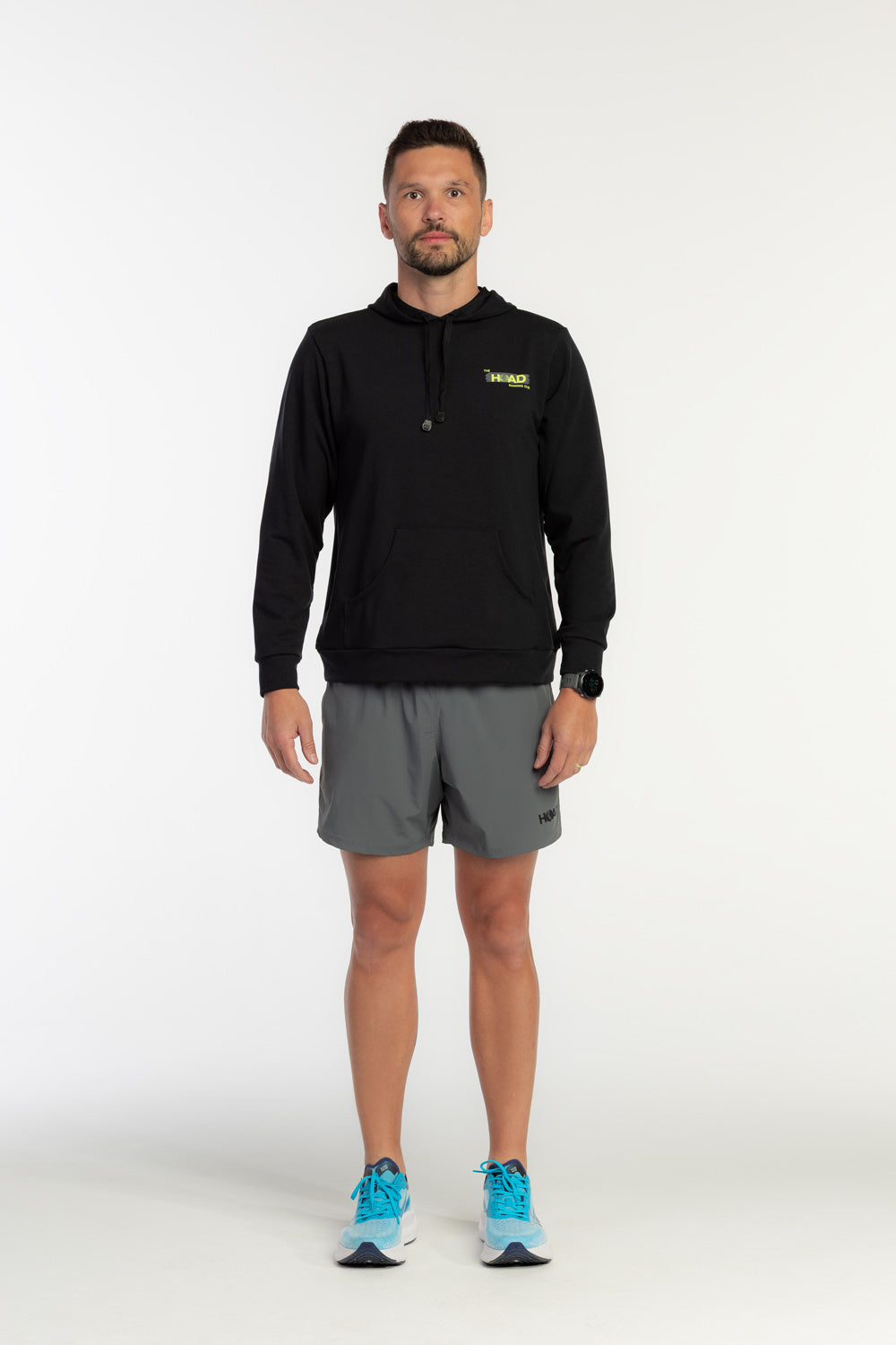 Moletom Canguru Preto Unissex - Running Club