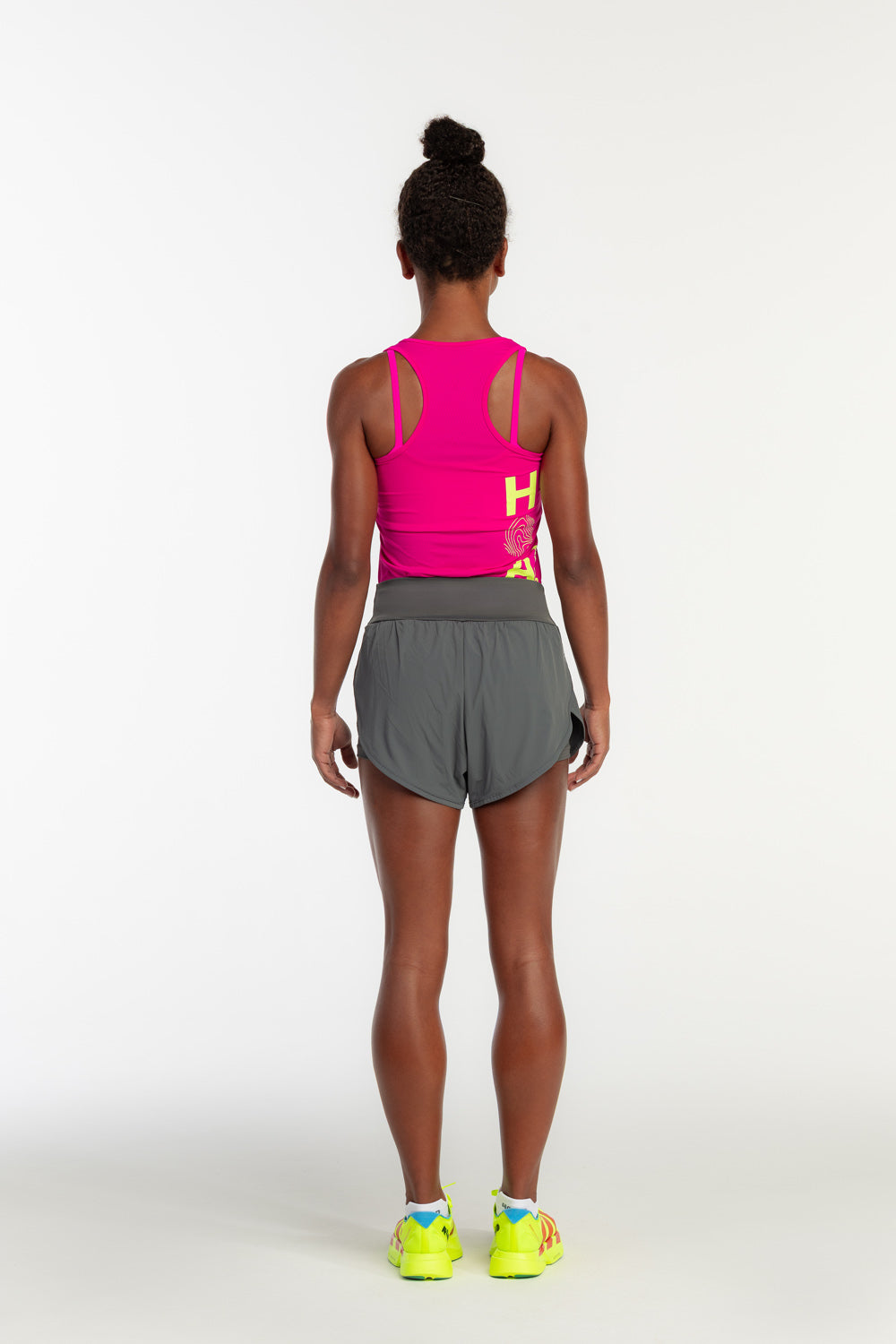 Regata TechSpeed Rosa - Verde Flúor