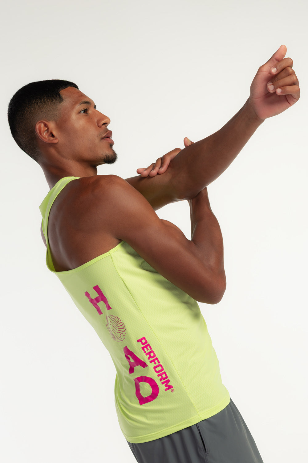 Regata TechSpeed Masculina Verde - Rosa - Hoad
