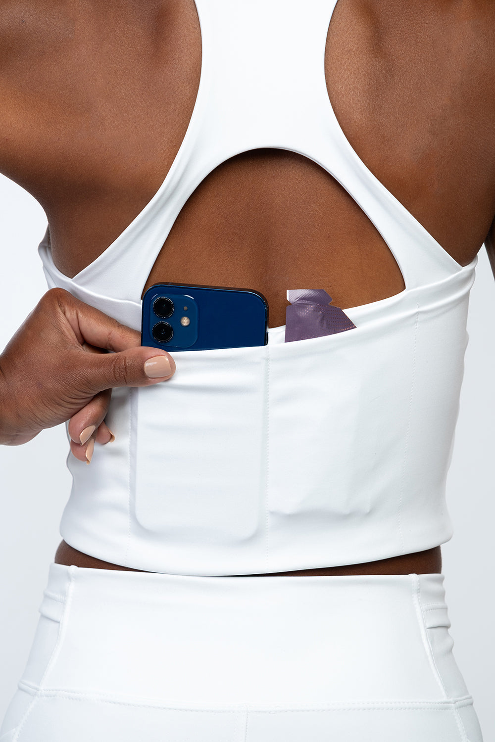 Regata Cropped Perform Branco