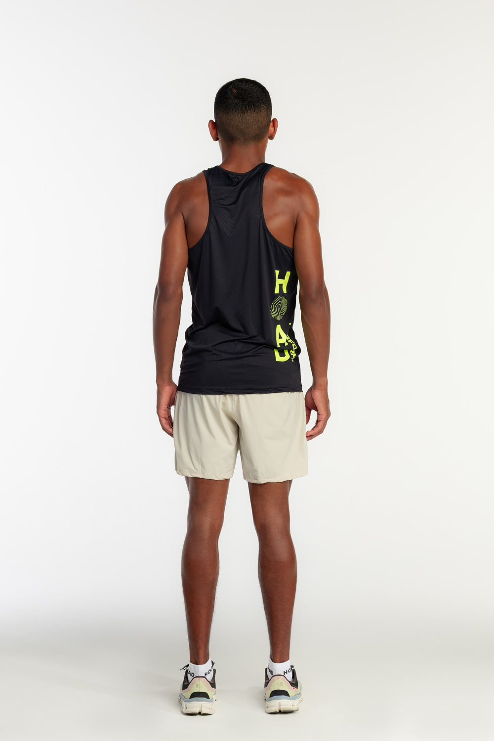 Regata TechSpeed Masculina Preto - Verde Flúor - Hoad