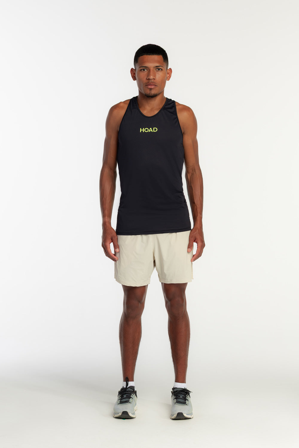 Regata TechSpeed Masculina Preto - Verde Flúor - Hoad