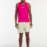 Regata TechSpeed Masculina Rosa - Branco - Hoad