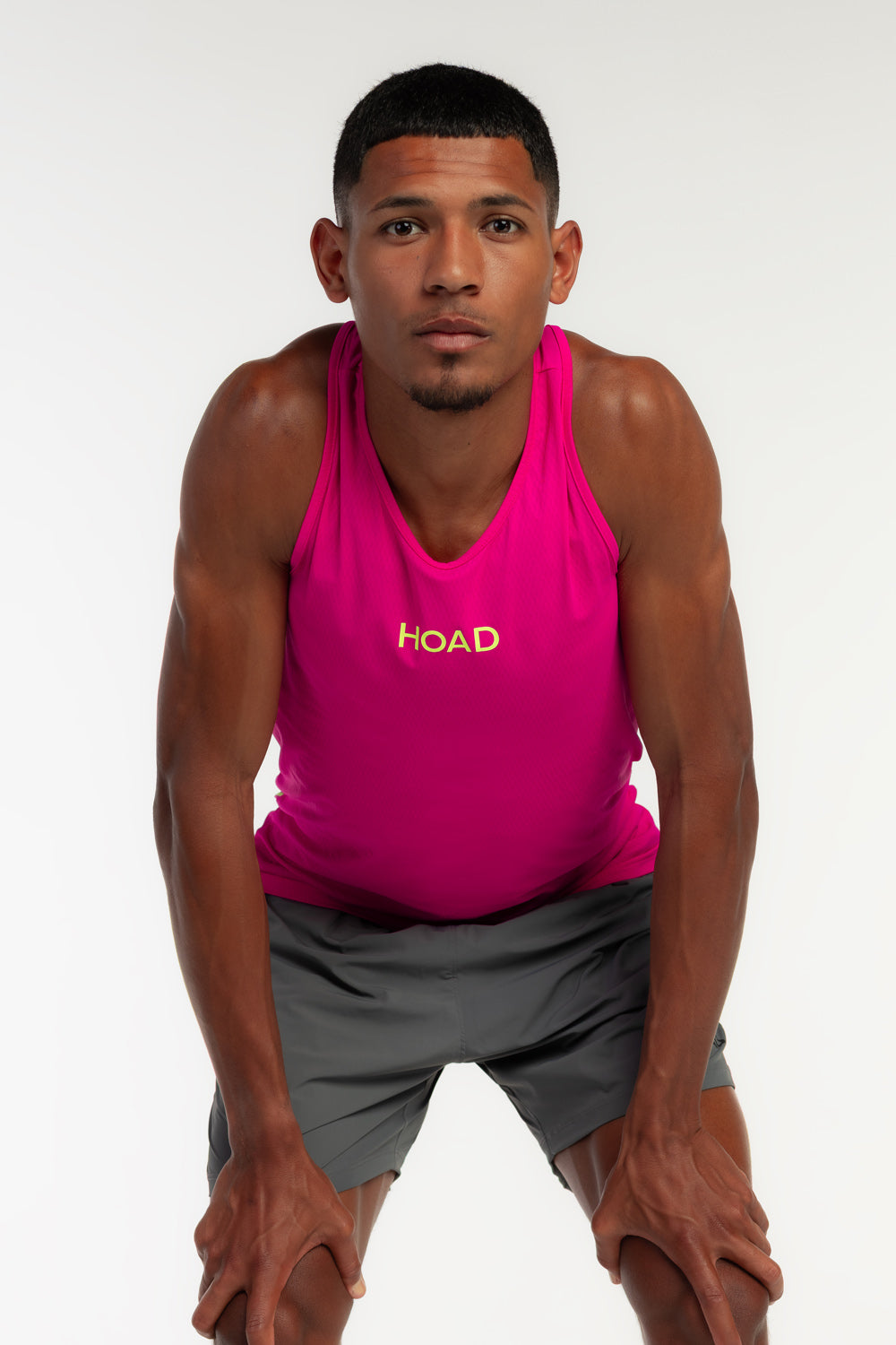 Regata TechSpeed Masculina Rosa - Verde - Hoad