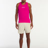 Regata TechSpeed Masculina Rosa - Branco - Hoad