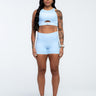 Top Pace Perform Azul e Shorts 360 Perform Azul - Hoad