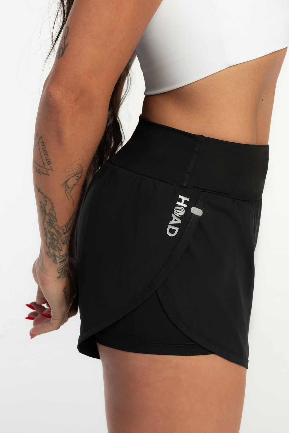 Shorts 2 em 1 Aero Feminino - Preto